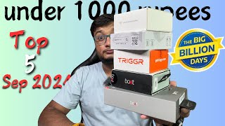 Top 5 Best earbuds under 1000 rupees in India  Best earbuds under 1000 September 2024 [upl. by Frankhouse]