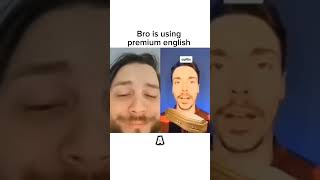 Who gave bro premium english credits toannouncepeach [upl. by Eiznik]