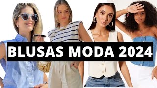 BLUSAS MODA 2024 [upl. by Mcgee]