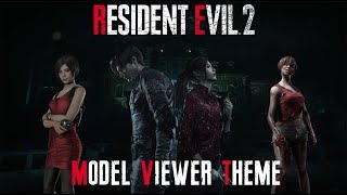 Resident Evil 2 Remake Model Viewer Theme Save Room B [upl. by Aikat870]