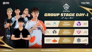 M6 MM Qualifier  Group Stage  W1D1 [upl. by Enelrahc]