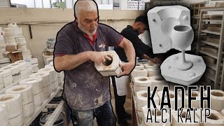 Alçı Kadeh Döküm Ayrıntıları Plaster Molds [upl. by Ahsikym809]