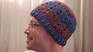 Part 2  The Chevron Hat Crochet Tutorial [upl. by Shepard]