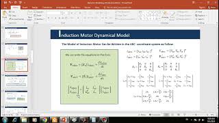 Simulation of 3 phase induction motor in abc machine frame of reference [upl. by Taran]