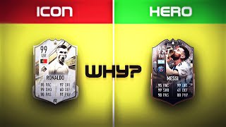 quotFIFA Icons or Heroes The SECRET Formula Behind Retired LEGENDSquot [upl. by Sille]