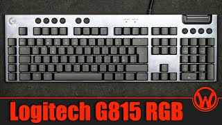 Logitech G815 Lightsync RGB 2021 Anmeldelse Dansk [upl. by Glenda678]