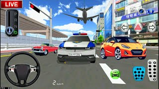 ✅3D Driving Class Simulation  Funny Police Officer Refuel His Super Car Gas Crazy Driving Gameplay [upl. by Tor]