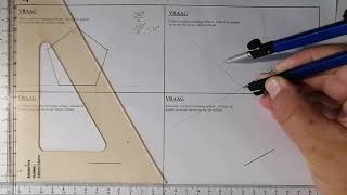 Teken en konstruksie van Reëlmatige Vyfhoeke [upl. by Analram]