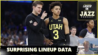 A surprising deep dive into Utah Jazz lineup data What is working Who helps Keyonte George [upl. by Nelon]