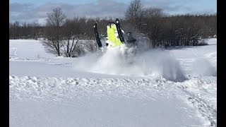 D E E P Powder  2021 on Skidoo 850 Freeride 137 [upl. by Groot]