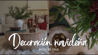 IDEAS PARA DECORAR TU MESA DE SALA  NAVIDAD 2024  COFFEE TABLE CHRISTMAS DECOR IDEAS  2024 [upl. by Ennayk]