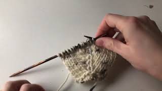 How to knit RLI sm k2 sm LLI [upl. by Aened]