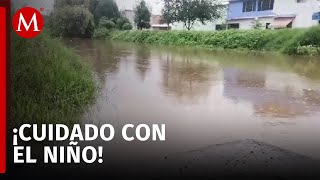 Menor sin supervisión cae al río Grande de Morelia Michoacán [upl. by Ladnek]