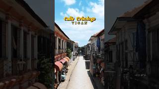 Calle Crisologo of Vigan Ilocos Sur shorts travel ilocostour [upl. by Ilesara]