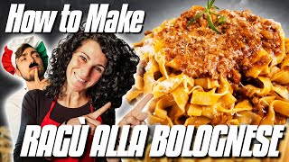 Ragu Alla Bolognese Recipe  How to Make Authentic Bolognese Sauce [upl. by Kernan571]