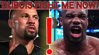 🚨 JOSEPH PARKER AGAIN CALLS OUT DANIEL DUBOIS COUNTERPUNCHED [upl. by Agate]