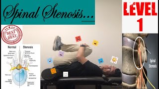 Intro of Spinal Stenosis and Major Exercises of Lumbar Spinal StenosisBack Pain  Level 1 [upl. by Janela]