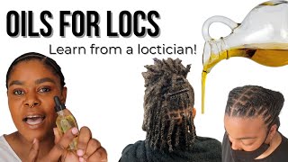 The Best Oils For Your Locs From A Loctician  Essential Oils vs Carrier Oils  How to Use Them [upl. by Acirdna756]