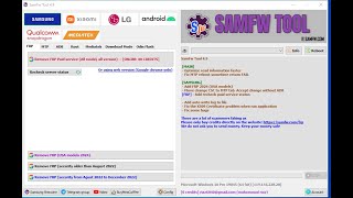 how to instal samfw frp tool one clik frp remove [upl. by Yesor41]