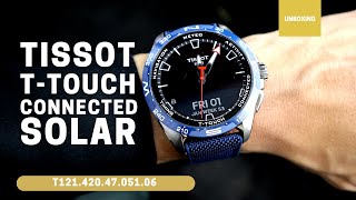 UNBOXING TISSOT TTOUCH CONNECT SOLAR T1214204705106 [upl. by Comstock]