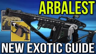 How to Get ARBALEST EXOTIC FUSION RIFLE amp Catalyst in 2023 NEW EXOTIC Quest Guide Destiny 2 [upl. by Eliga]