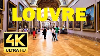 LOUVRE museum walk tour  🇫🇷 Paris France 🇫🇷  4K 60FPS UltraHD [upl. by Yecak]