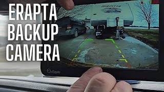 ERapta wireless backup camera  solar powered backup camera [upl. by Leva868]