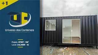 1 ENTREGA REALIZADA  KITNET  CONTAINER 20 PÉS  DRY  605x244x260m [upl. by Nerha723]