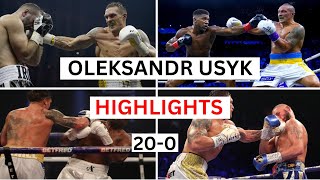 Oleksandr Usyk 200 All Knockouts amp Highlights [upl. by Nev428]