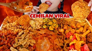 ASMR KERIPIK KACA BASRENG MAKARONI KULIT CRISPY USUS CRISPY DAN CEMILAN VIRAL LAINNYA ♥️ [upl. by Milo]