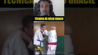 TÉCNICA DE HÉLIO GRACIE ufc jiujitsu heliogracie nocaute [upl. by Ayanad893]