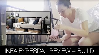 Ikea Fyresdal Daybed Review  Build Timelapse [upl. by Tullusus607]