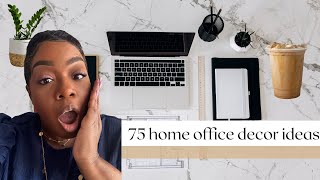 75 home office decor ideas for the ultimate office space homeoffice homedecor [upl. by Deehahs]