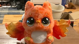 Hatchimals alive mystery hatch Phoenix the fire Tigrette hatching [upl. by Tierza308]