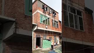 Anti seepage mortar decoration for brick house exterior wall good methods improve work efficiency [upl. by Assek]