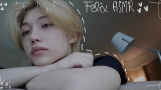 Stray Kids ASMR Sleeping Next To Felix While He’s Gaming💤🎮 [upl. by Nomael]