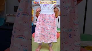 Fed Up with Nighttime BedWetting Meet Our Anti Bed Wetting Washable Diaper Skirt Potty Train [upl. by Aleakcim]