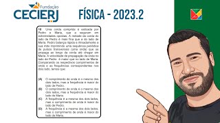 Questão 18 Física Vestibular CEDERJ 20232 [upl. by Anay]