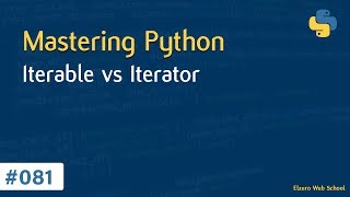 Learn Python in Arabic 081  Iterable Vs Iterator [upl. by Swift]