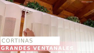 Cortinas modernas para grandes ventanales ​ Decogarden ​​ [upl. by Auqinet908]