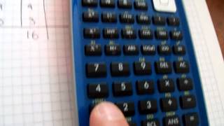 Media varianza y desviación estándar para tabla de frecuencias con Calculadora HP SmartCalc 300s [upl. by Llenwahs]