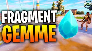 RAMASSER DES FRAGMENTS DE GEMMES A DES LIEUX NOTABLES FORTNITE EMPLACEMENT FRAGMENT GEMME FORTNITE [upl. by Ecnarrot8]