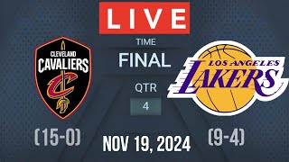 NBA LIVE LOS ANGELES LAKERS VS CLEVELAND CAVALIERS I NBA 2K25 November 19 2024 LAL VS CAVS 2K25 [upl. by Solracesoj876]