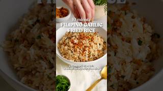 10 min Filipino Garlic Fried Rice 🤤 recipe [upl. by Atiluap]