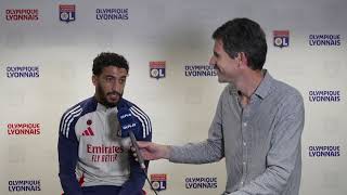 Interview de Saïd Benrahma  Olympique Lyonnais [upl. by Abixah]