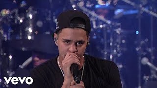 J Cole  Work Out Live on Letterman [upl. by Netsoj]