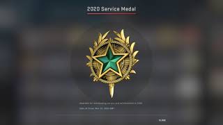 Getting 2020 Tier 2 Service Medal in CSGO [upl. by Allicserp351]