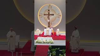 Pope Francis Message on Love amp Blessings at the end Singapore  12 September 2024 [upl. by Eelidnarb]