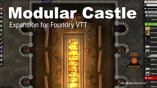 Baileywiki Modular Castle for Foundry VTT Release v10 [upl. by Alla78]