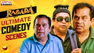 Ragada Ultimate Comedy Scenes  Hindi Dubbed Movie  Nagarjuna Anushka Priyamani  Brahmanandam [upl. by Ycak]